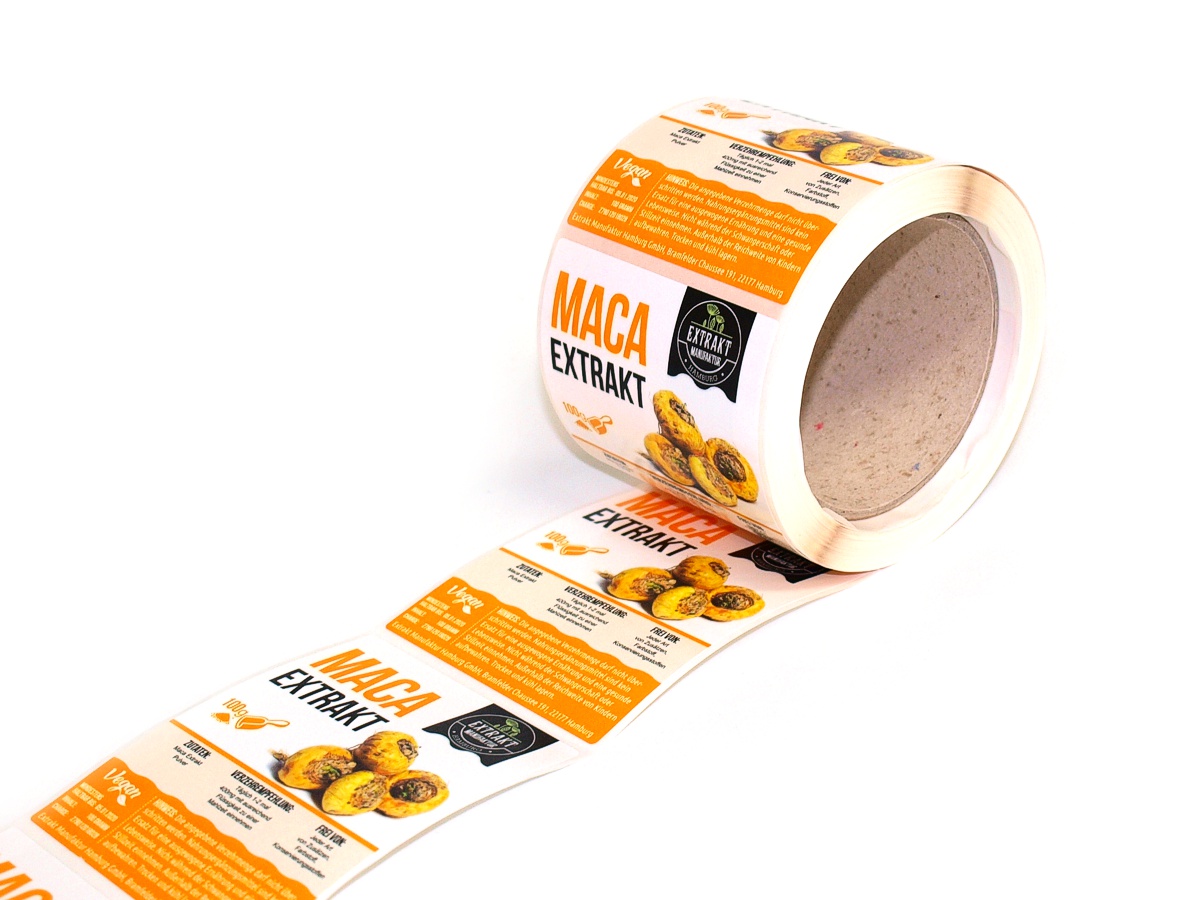 Anfrageformular für Etiketten